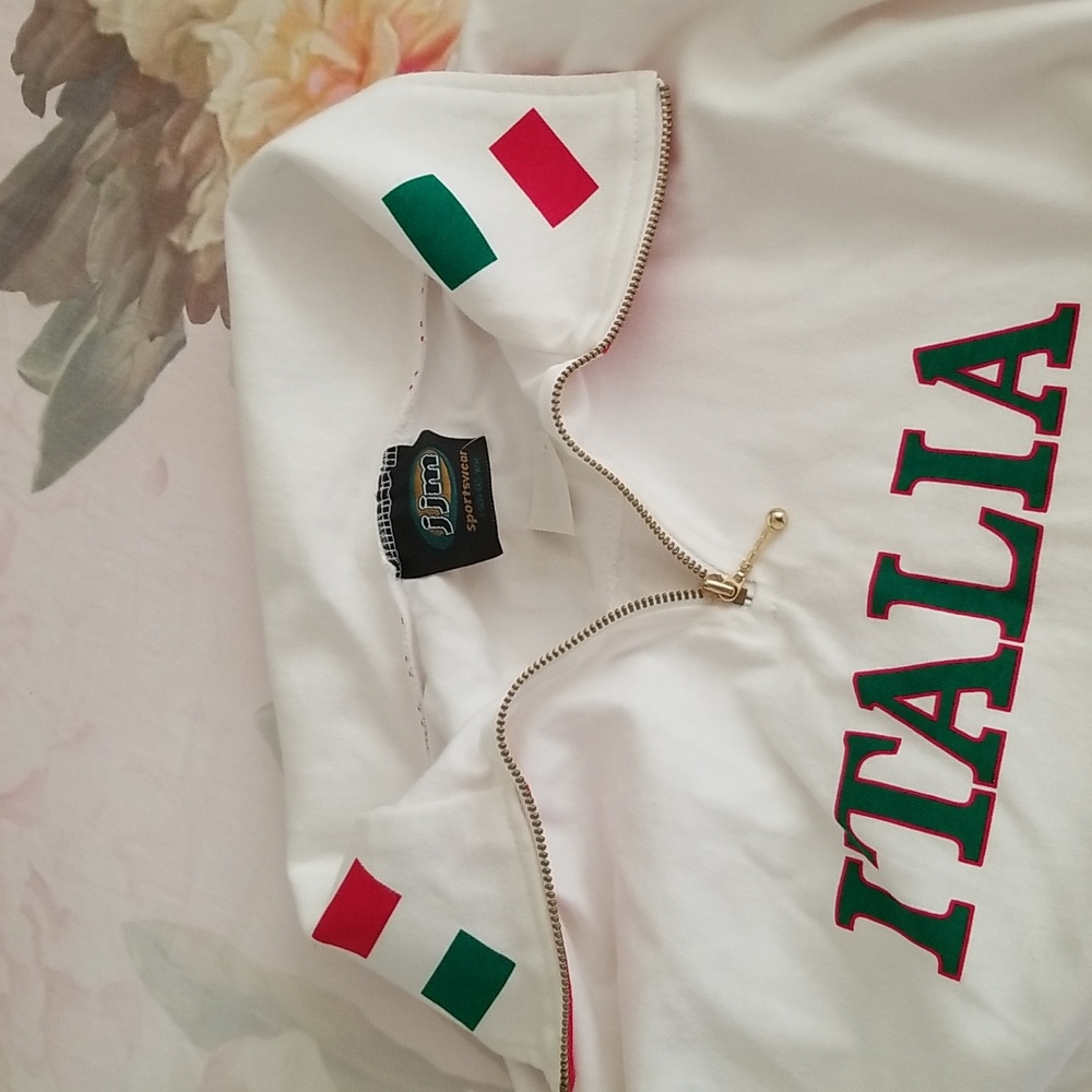 Unisex collared Italia long sleeved shirt (XL) - Picture 6 of 7